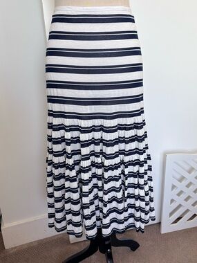 Charles Chang-Lima knit tiered skirt